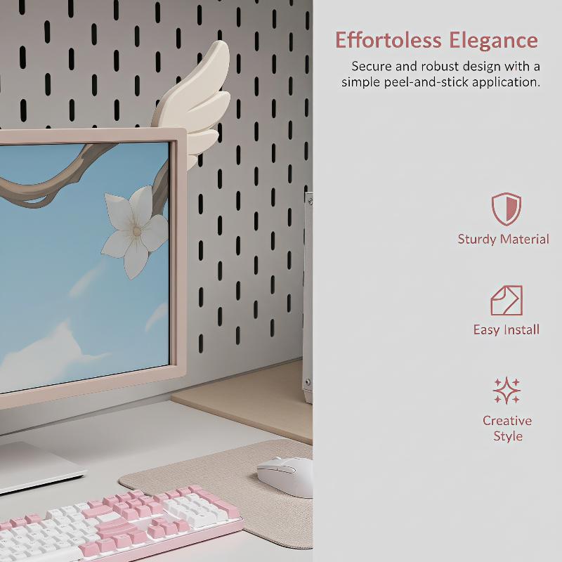 Gaming Accessories For Bedroom - 1 Paire d'Ailes de Moniteur Imprimées