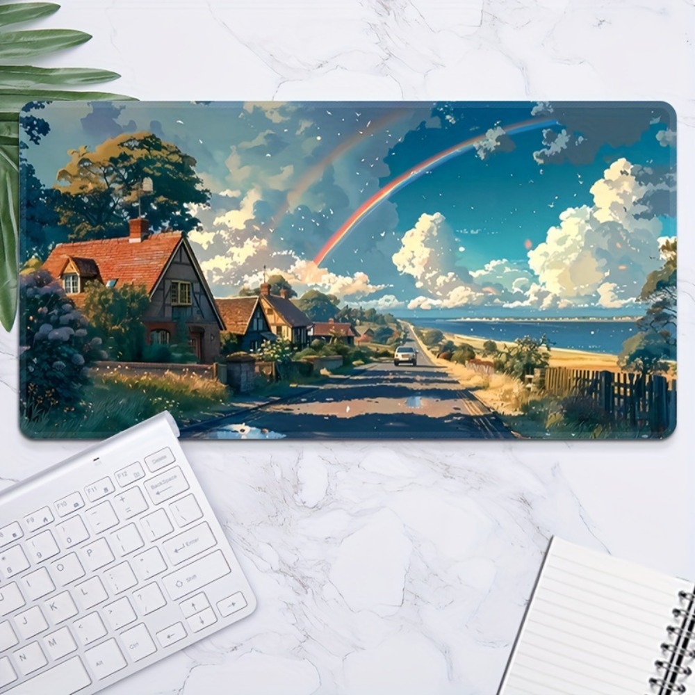 Gaming Accessories Pc Setup - Grandes tapis de bureau pour village