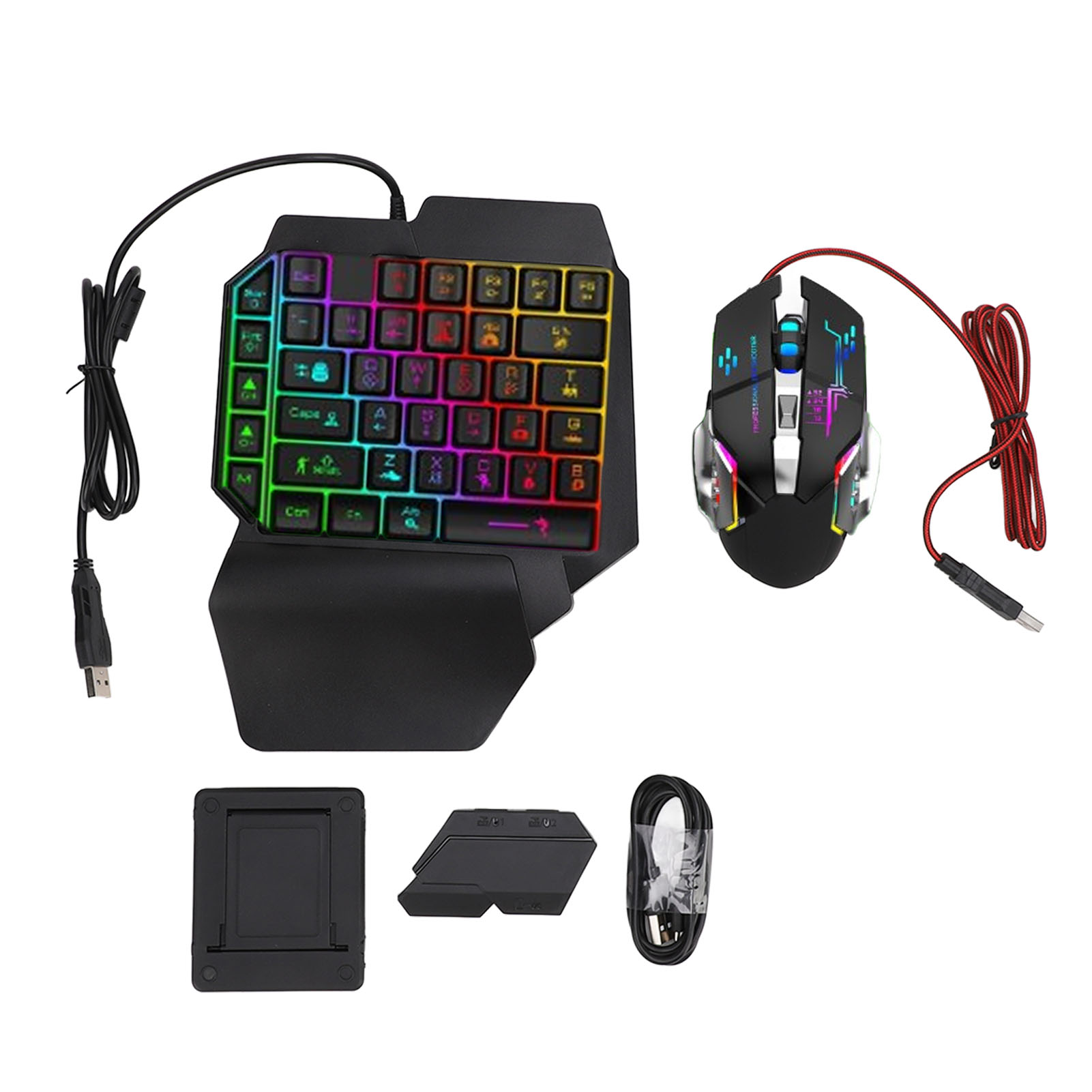 Gaming Hand Accessories - Ensemble convertisseur clavier-souris, clavier à une