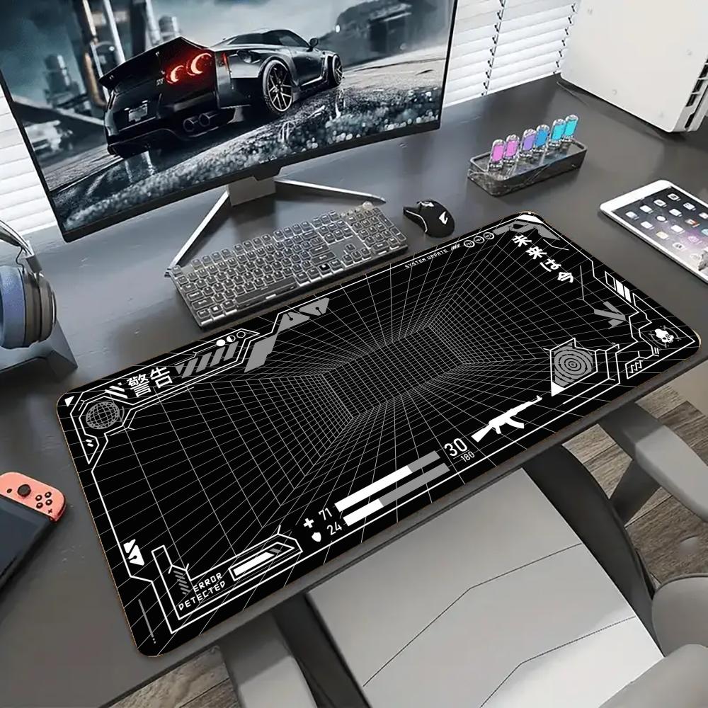 Gaming Accessories For Your Desk - Perspective grille tapis de bureau tapis