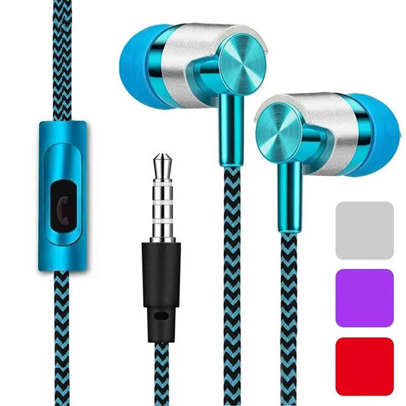 Gaming Accessories For Phone - Écouteurs intra-auriculaires filaires HiFi Bass 3,5