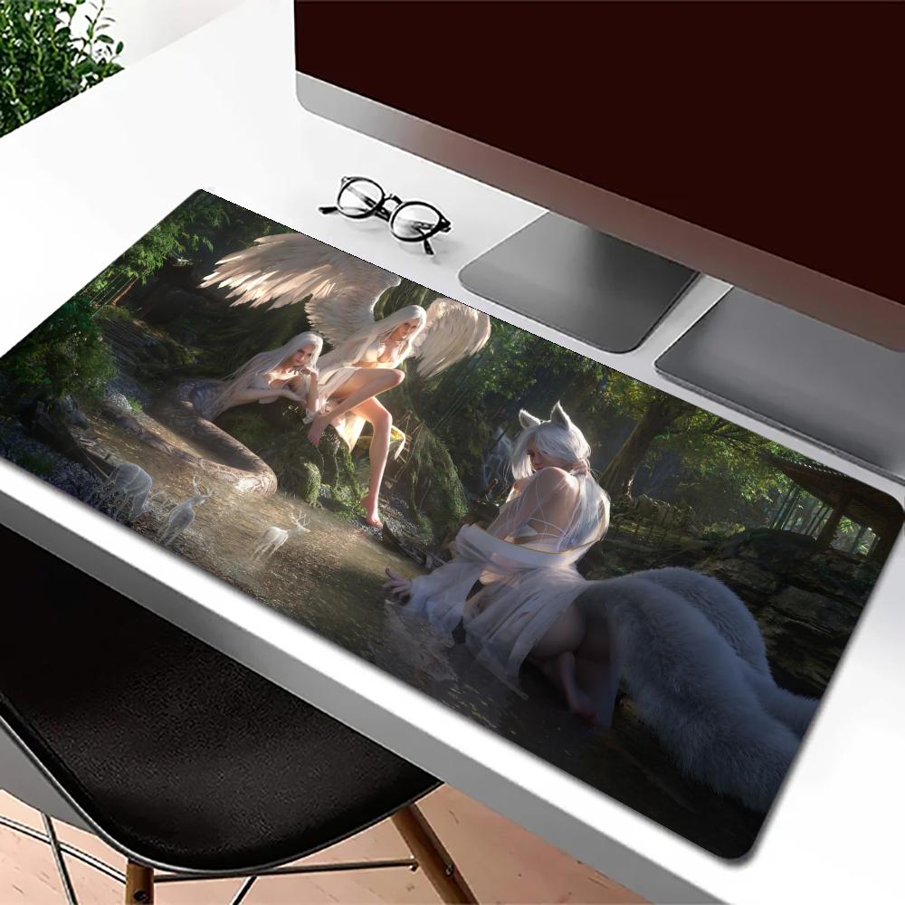Tapis de jeu Forest Girl, tapi - Gaming Accessories Pc Setup avis et prix