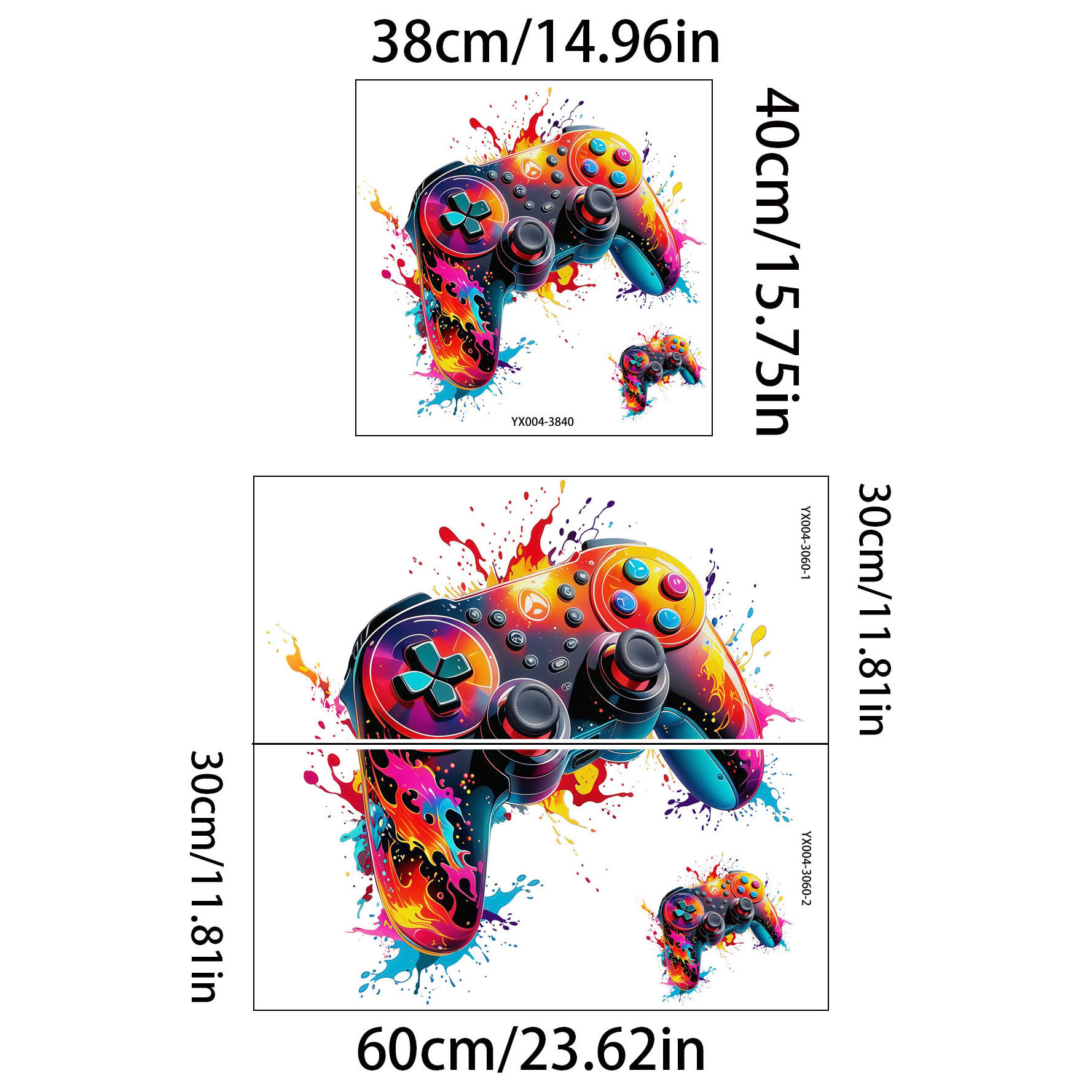 Autocollant mural pour manette - Accessories For Your Gaming Room avis et prix