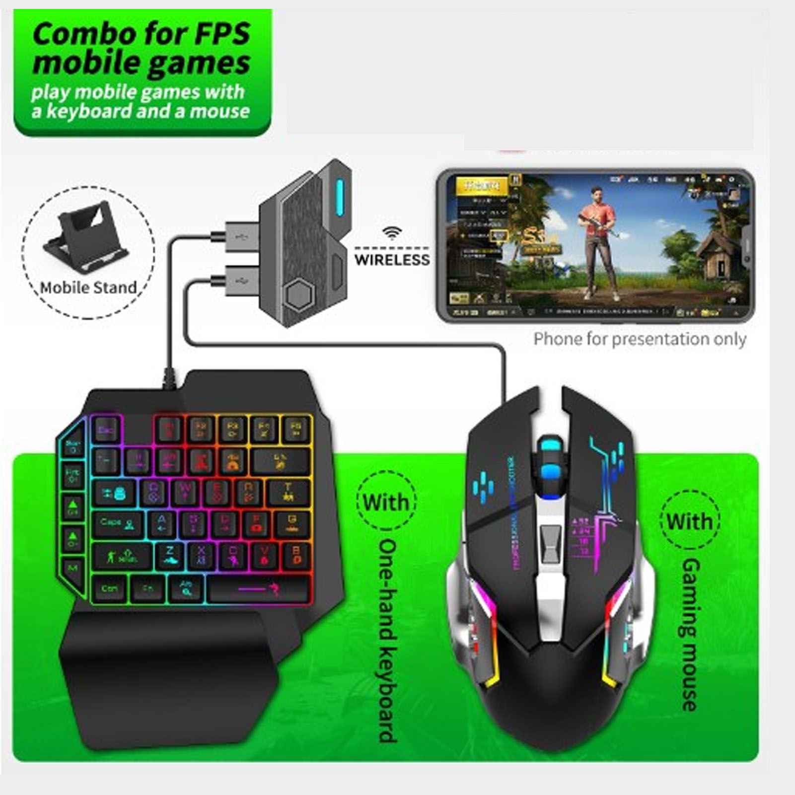 Ensemble convertisseur clavier - Gaming Hand Accessories avis et prix